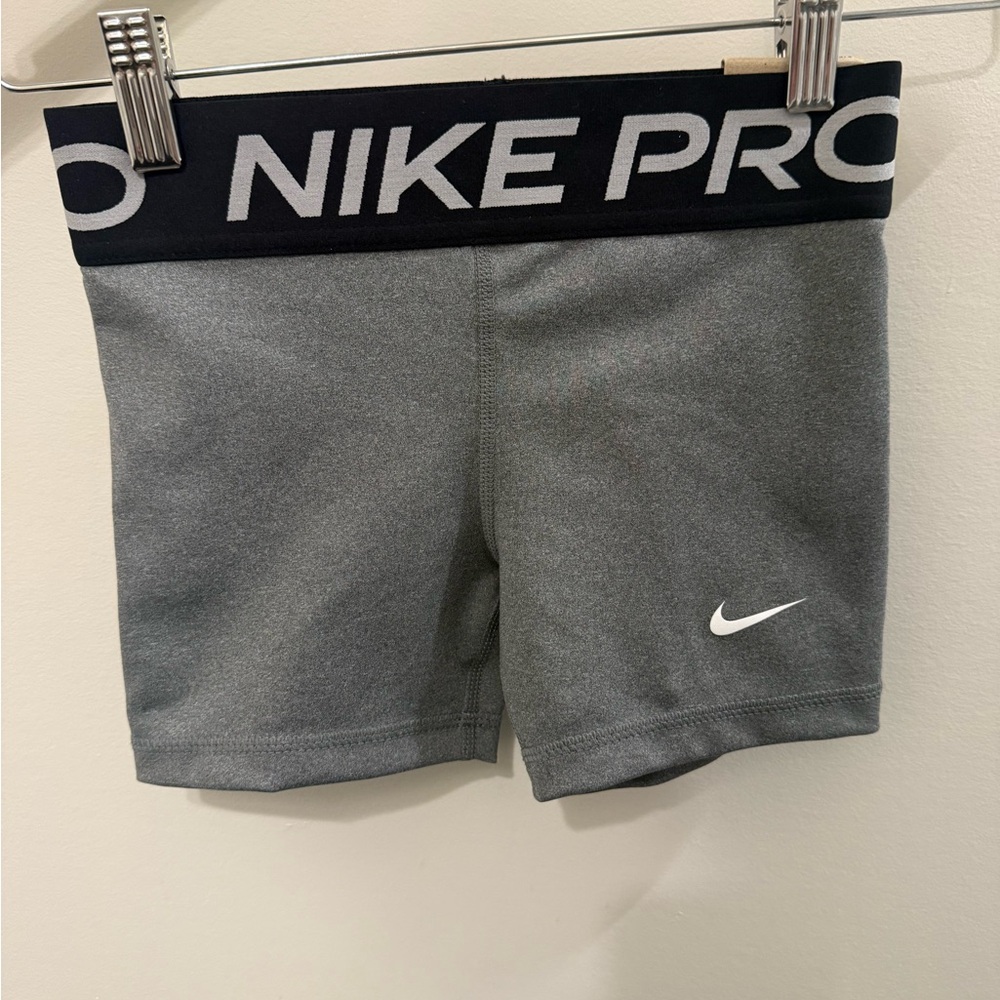 Nike Pro Kids Gray Shorts